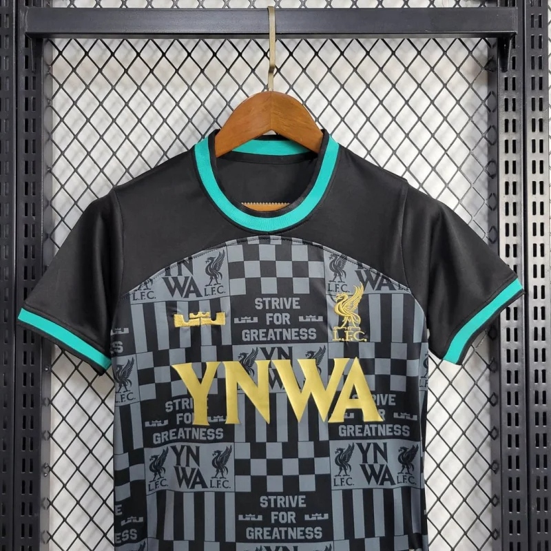 Liverpool Football Jersey x LeBron James Joint Kids Kit Jersey+Shorts 2024/25