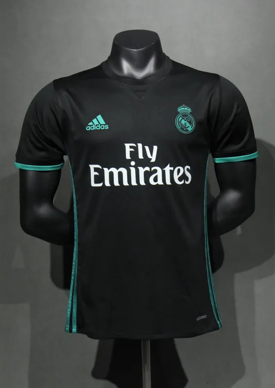 Real Madrid Authentic Retro Jersey Away Soccer Shirt 2017/18