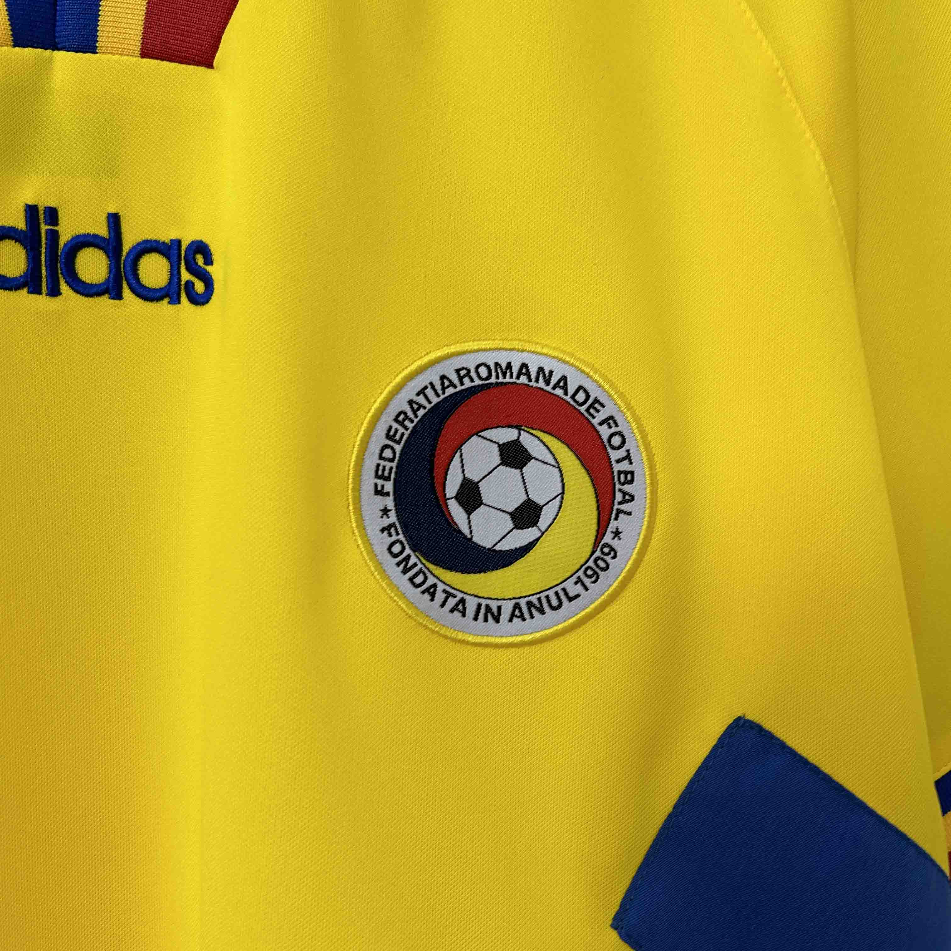 Romania Soccer Jersey Home Retro Jersey 1994