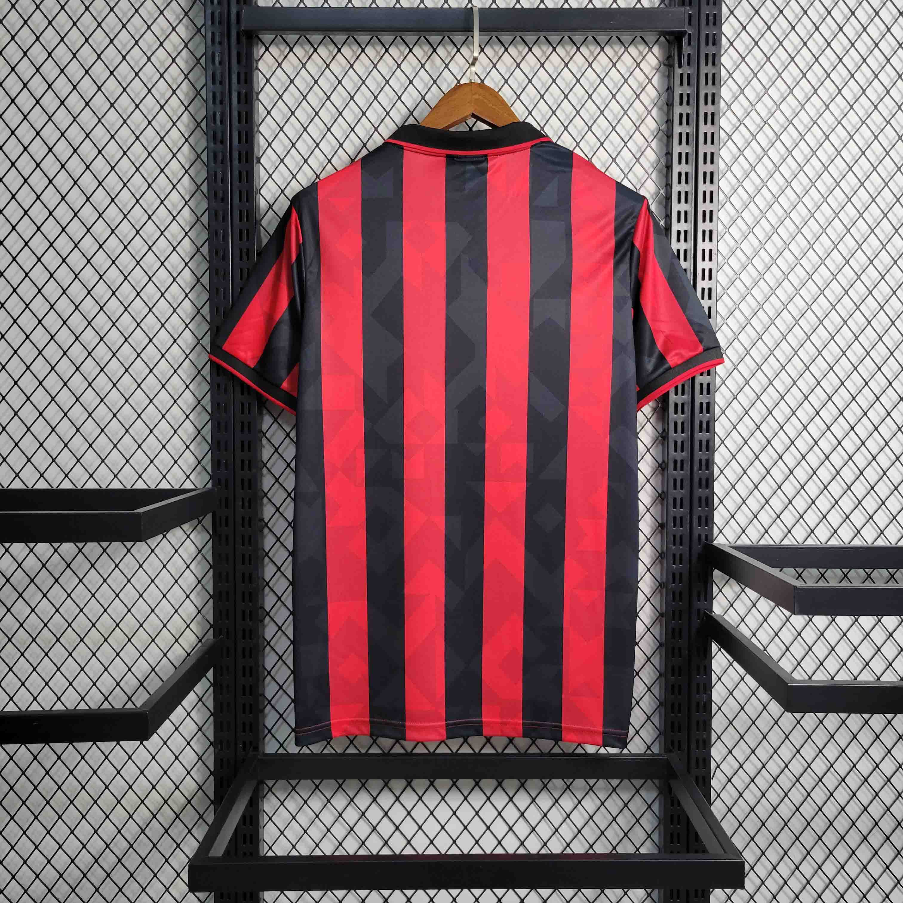AC Milan Retro Soccer Jersey Home Custom Shirt 1993/94