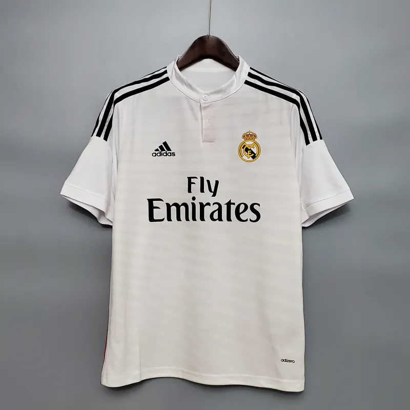 Real Madrid Retro Jersey Home Custom Soccer Shirt 2014/15
