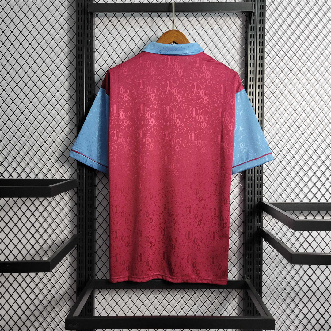 West Ham United Retro Football Jersey Home Custom Shirt 1995/97