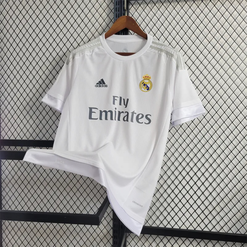 Ronaldo #7 Real Madrid Retro Jersey Home Soccer Shirt 2015/16