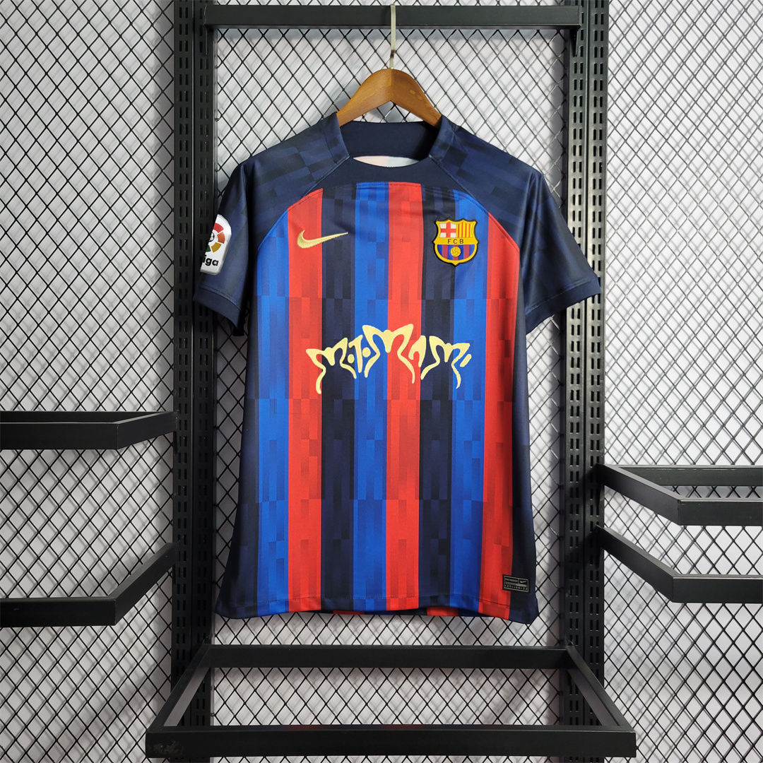 Barcelona Home Rosalia Version Soccer Jersey Custom Shirt 2022/23