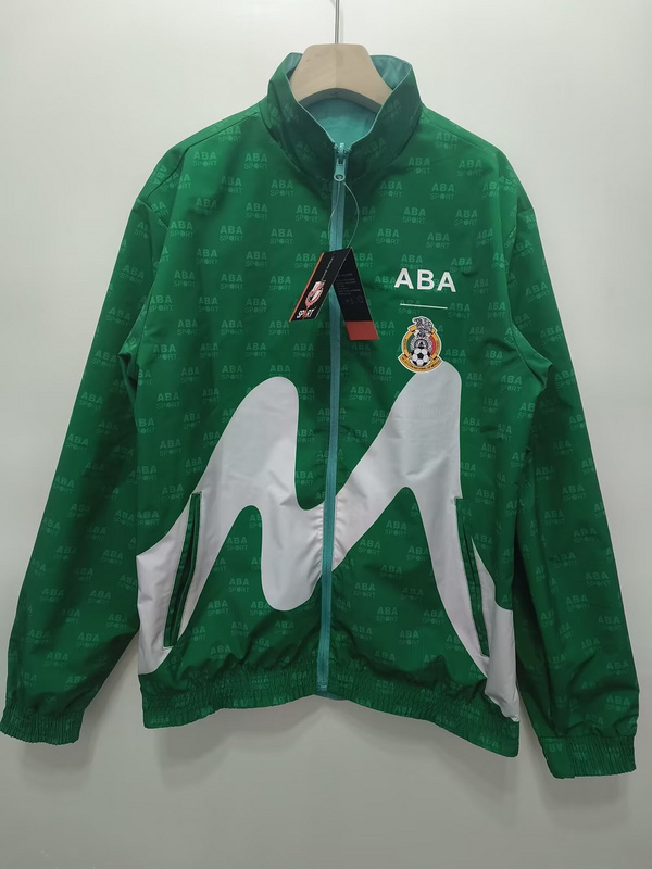 Mexico Retro Reversible Double-Sides Windbreaker Jacket 1995