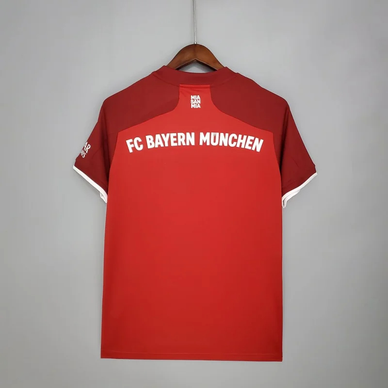 Bayern Munich Retro Jersey Home Soccer Shirt 2021/22