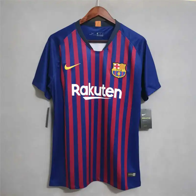 Barcelona Retro Jersey Home Soccer Shirt 2018-19