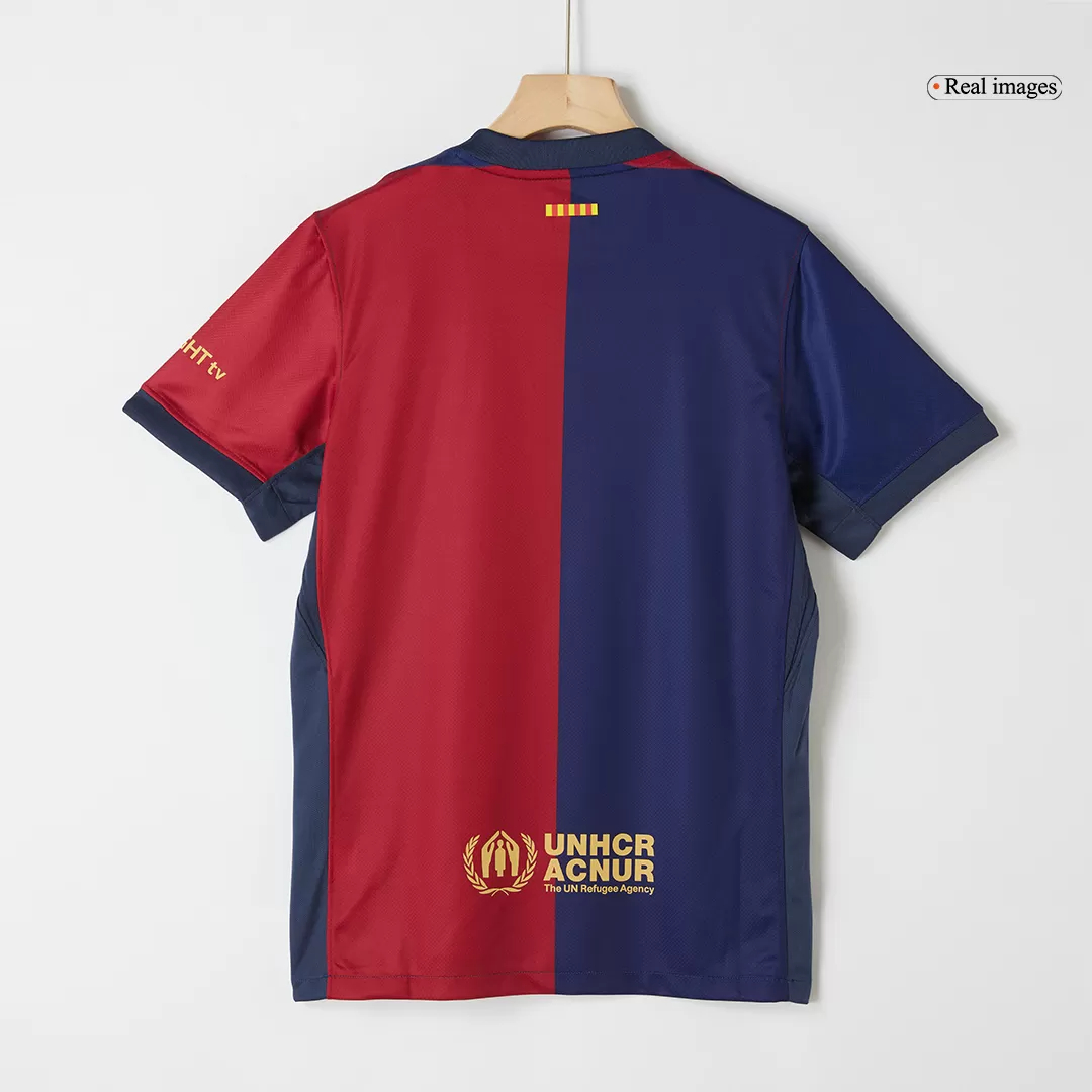 Barcelona Home Soccer Jersey 2024/25 - Spotify Logo Without Text