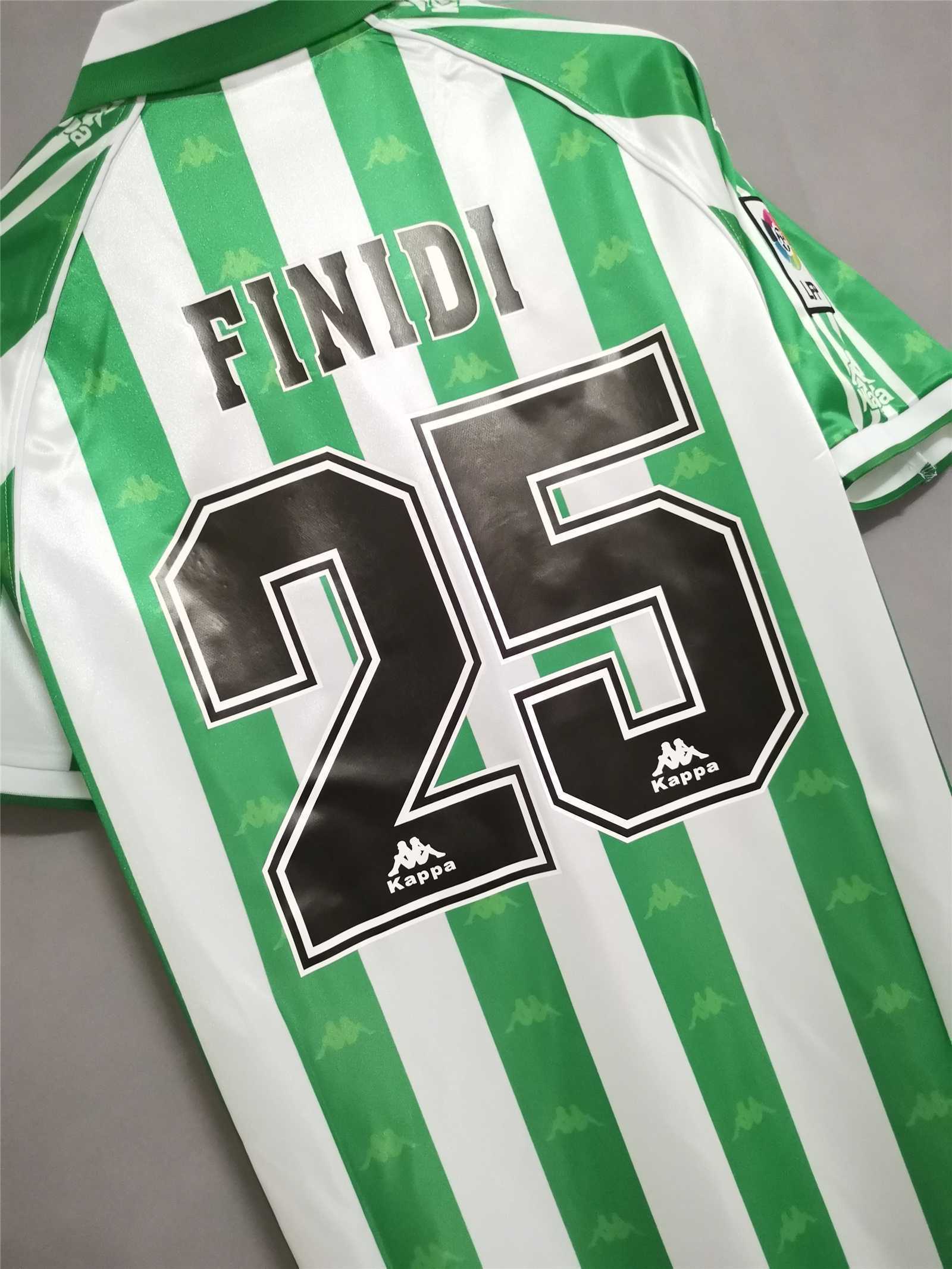 Real Betis Retro Jersey Home Soccer Shirt 1995/97