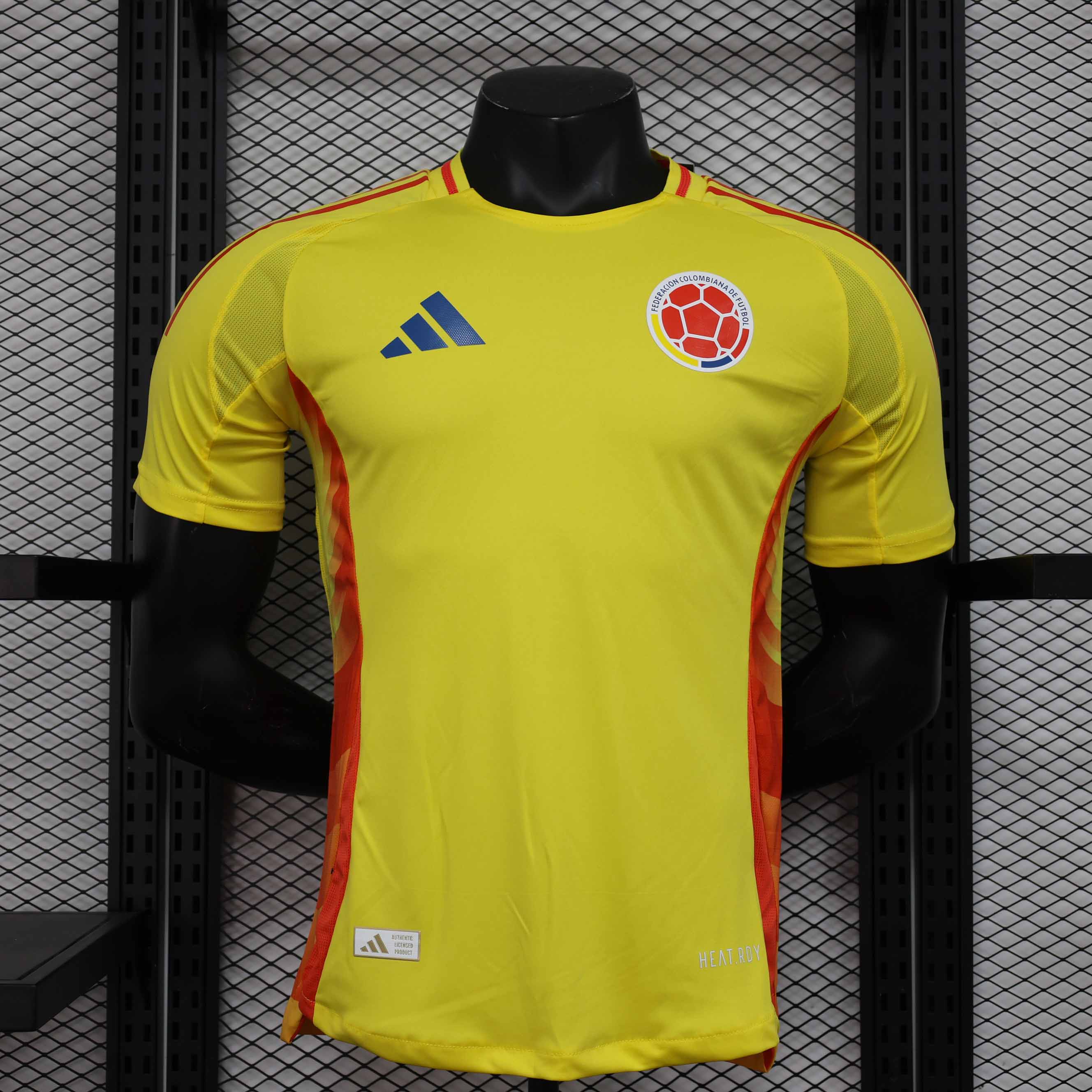 Colombia Authentic Soccer Jersey Home Shirt Copa America 2024