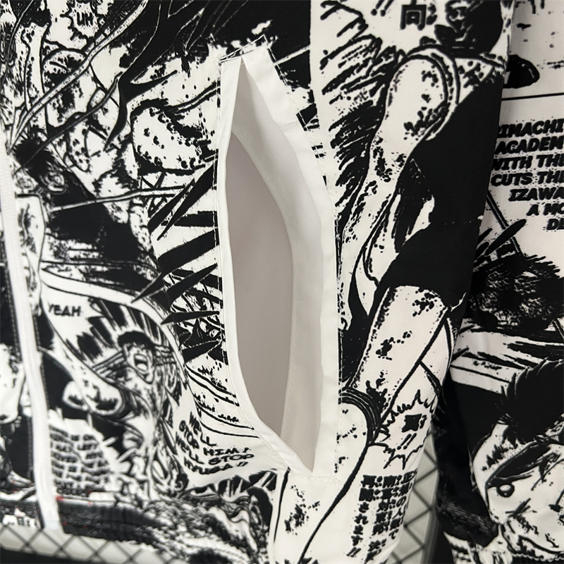 Japan Reversible Double-Sides Windbreaker Jacket Red&Black 2025