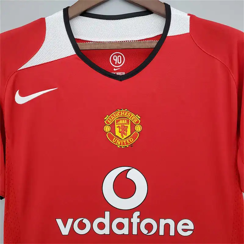 Manchester United Retro Home Football Jersey Shirt 2004/06