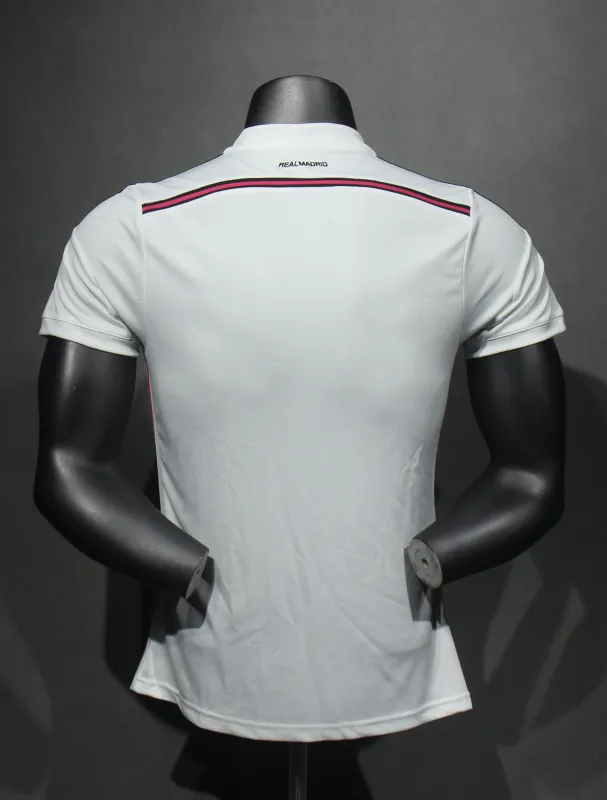 Real Madrid Authentic Retro Jersey Home Soccer Shirt 2014/15