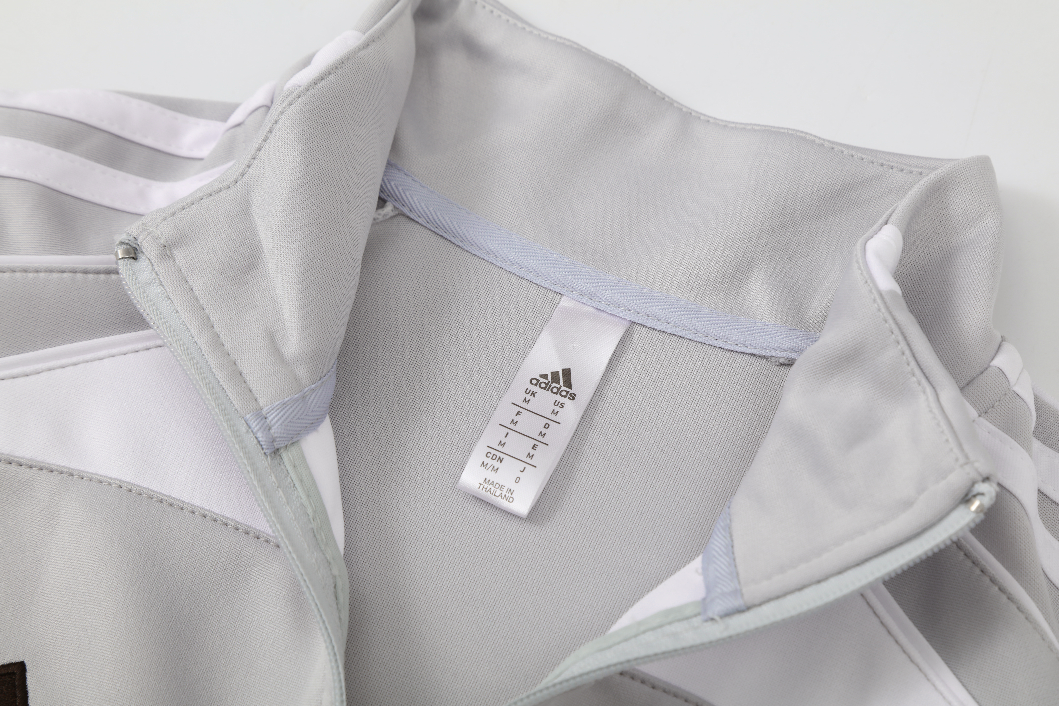 Real Madrid Training Kit (Jacket+Pants) White&Grey 2025/26