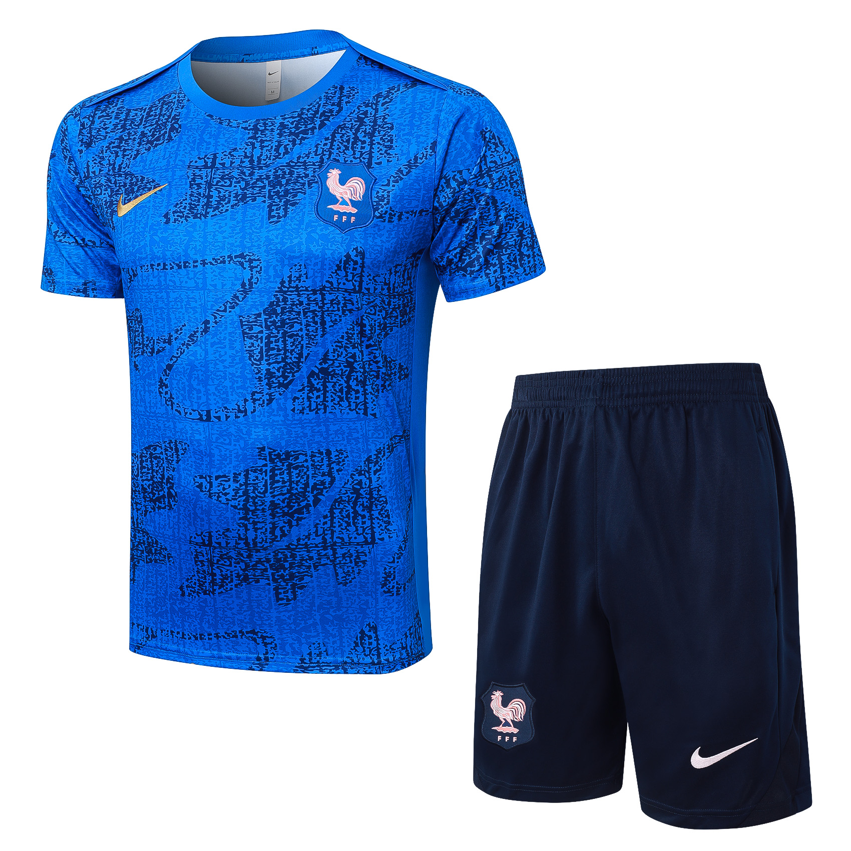 France Training Jersey Kit Blue 2025