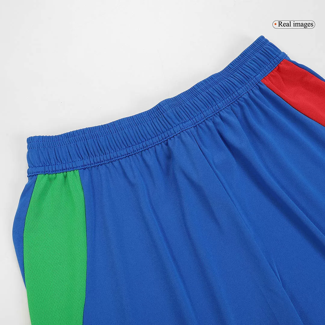 Italy Soccer Jersey Away Custom Shorts EURO 2024