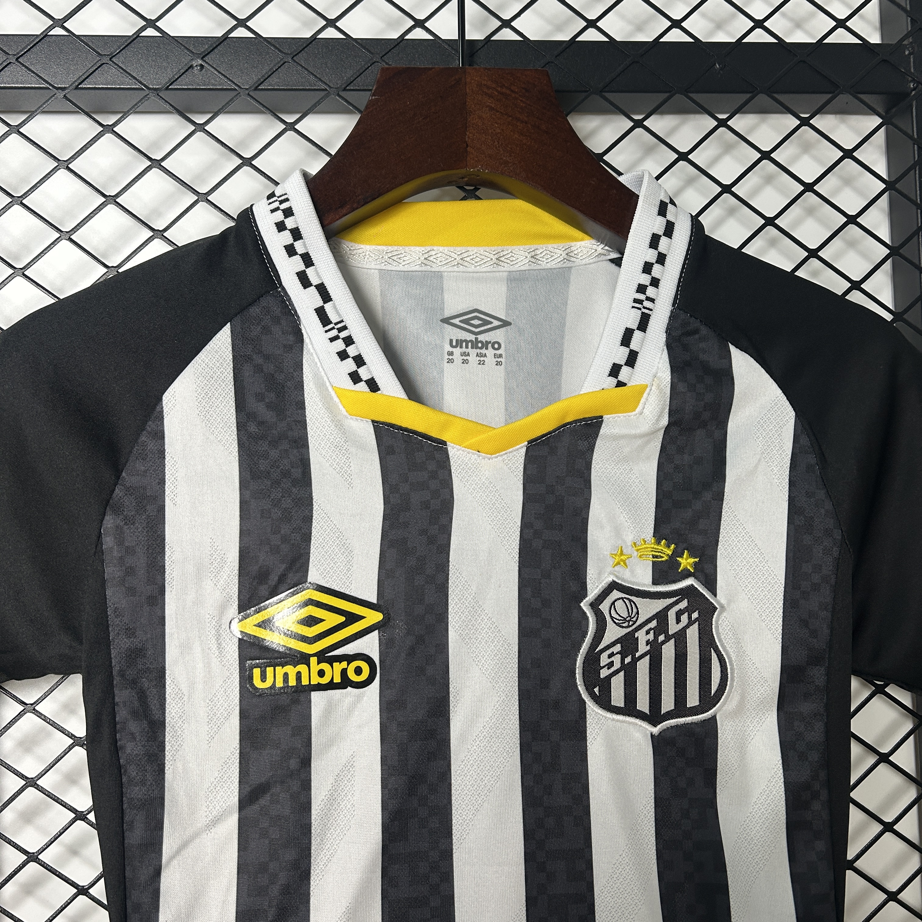 Santos FC Soccer Jersey Away Kids Kit Jersey+Shorts 2025