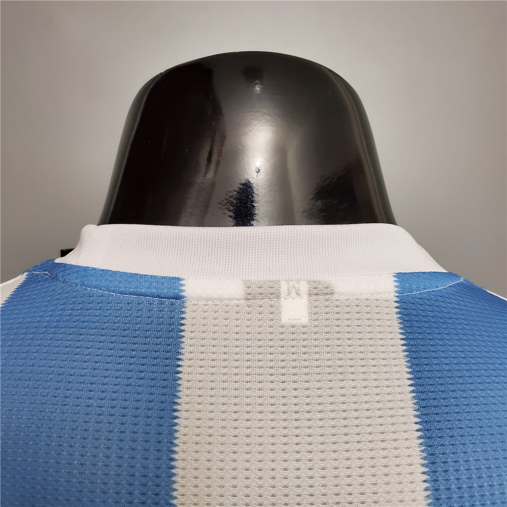 Maradona#10 Argentina Authentic Retro Jersey Home Football Jersey 1986