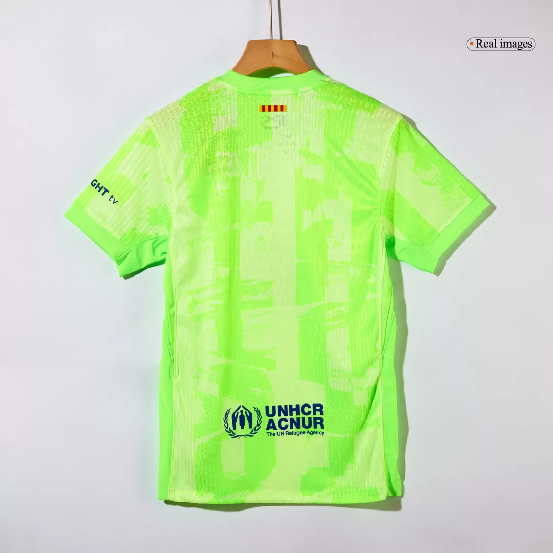 Authentic Soccer Jersey Barcelona Third Away Shirt 2024/25 Spotify Logo Without Text