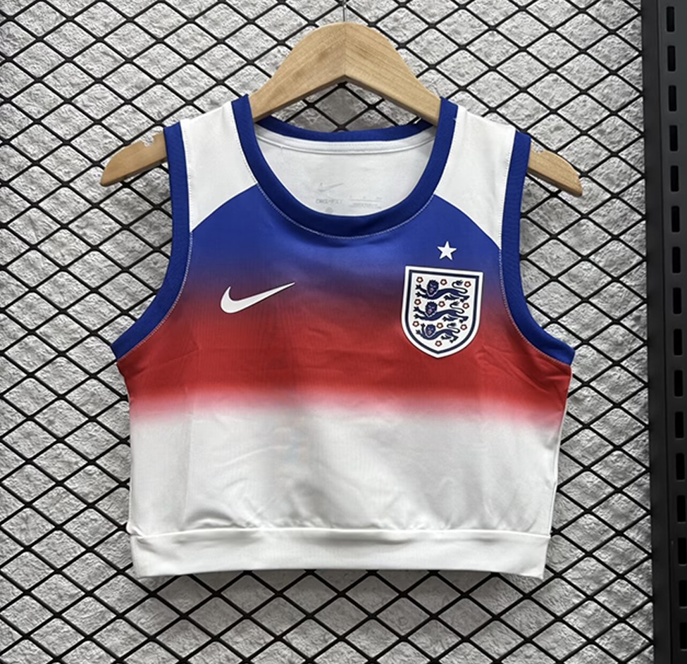 England Soccer Jersey Home Women's Vest 2025