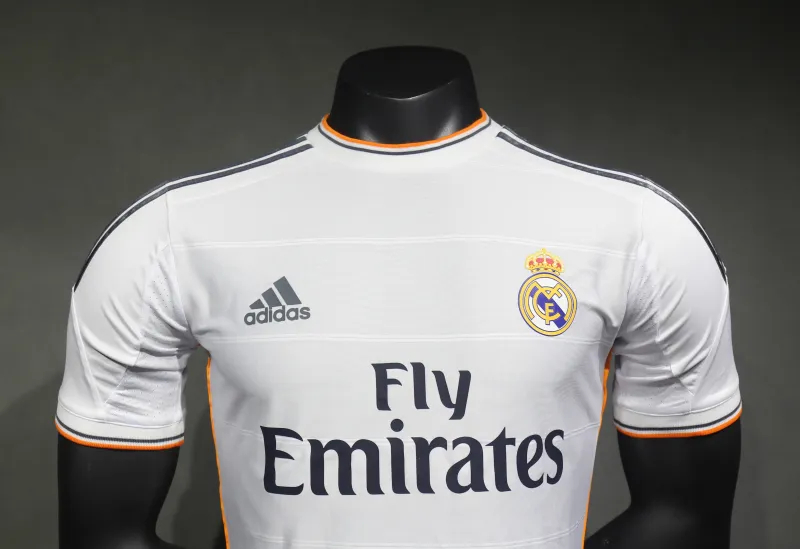 Real Madrid Authentic Retro Jersey Home Soccer Shirt 2013/14
