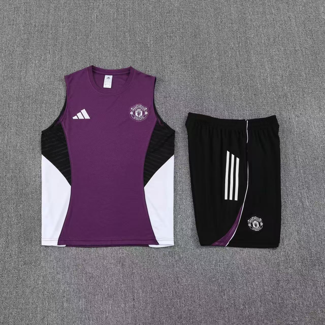 Manchester United Sleeveless Training Kit Purple 2025/26