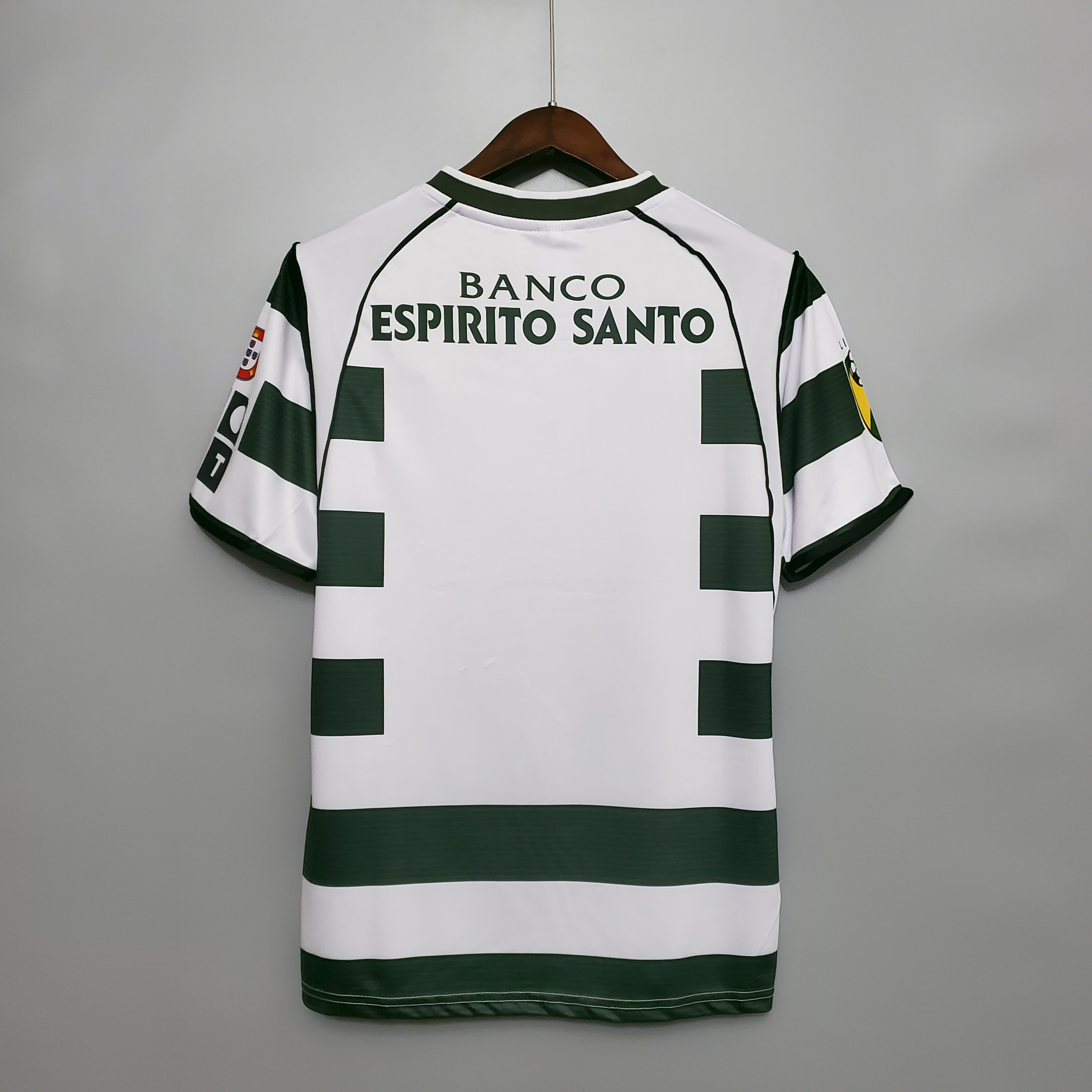Sporting CP Retro Soccer Jersey Home Custom Shirt 2001/03
