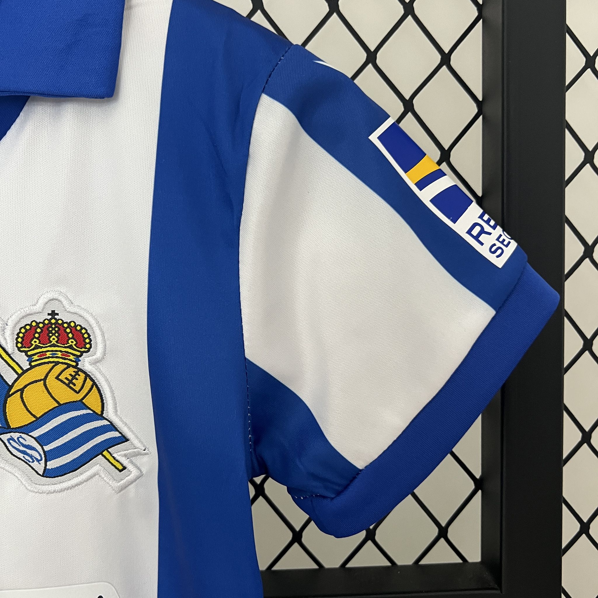 Real Sociedad Soccer Jersey Home Kids Kit Jersey+Shorts 2024/25