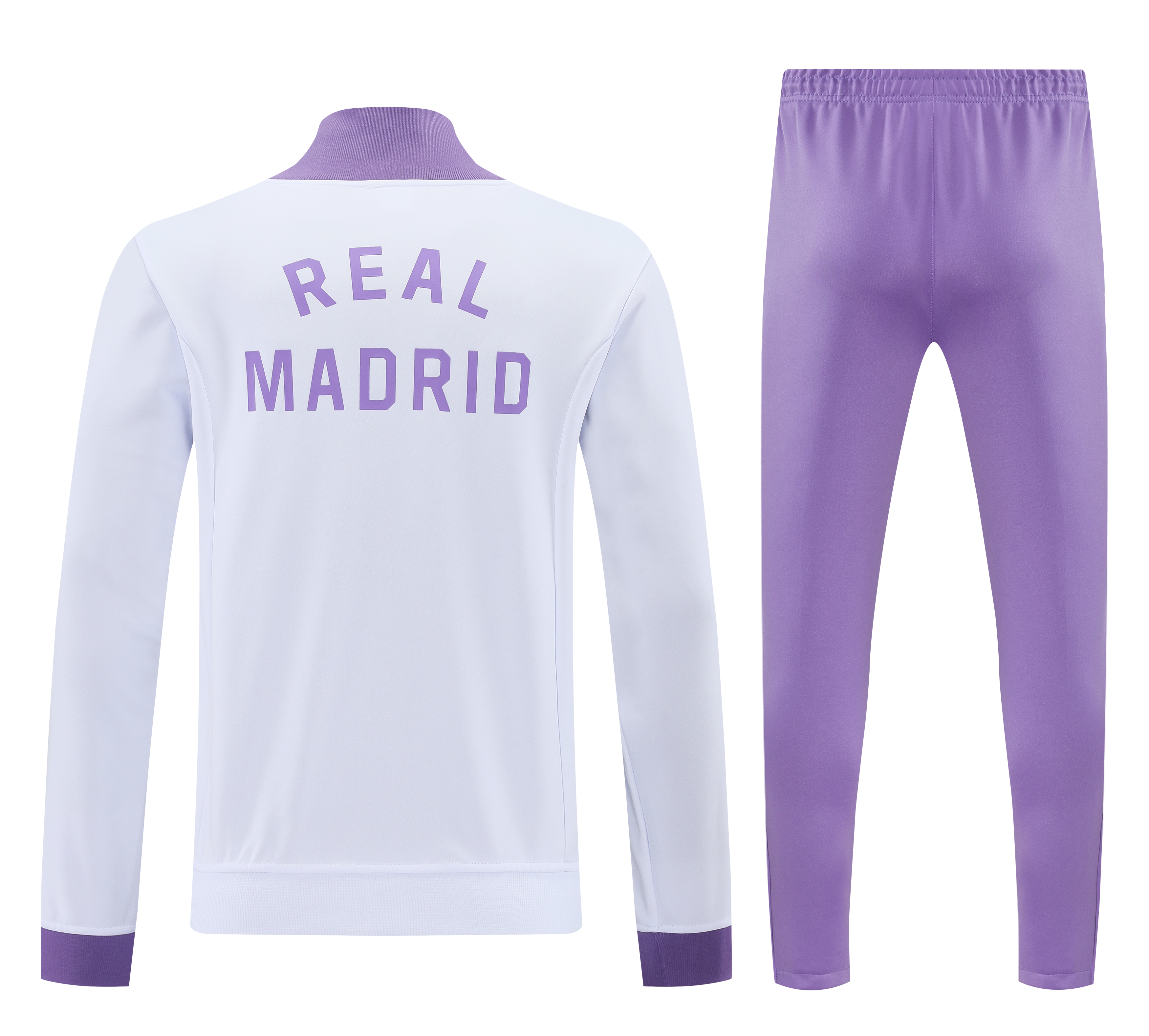 Real Madrid Training Kit (Jacket+Pants) White&Purple 2025/26