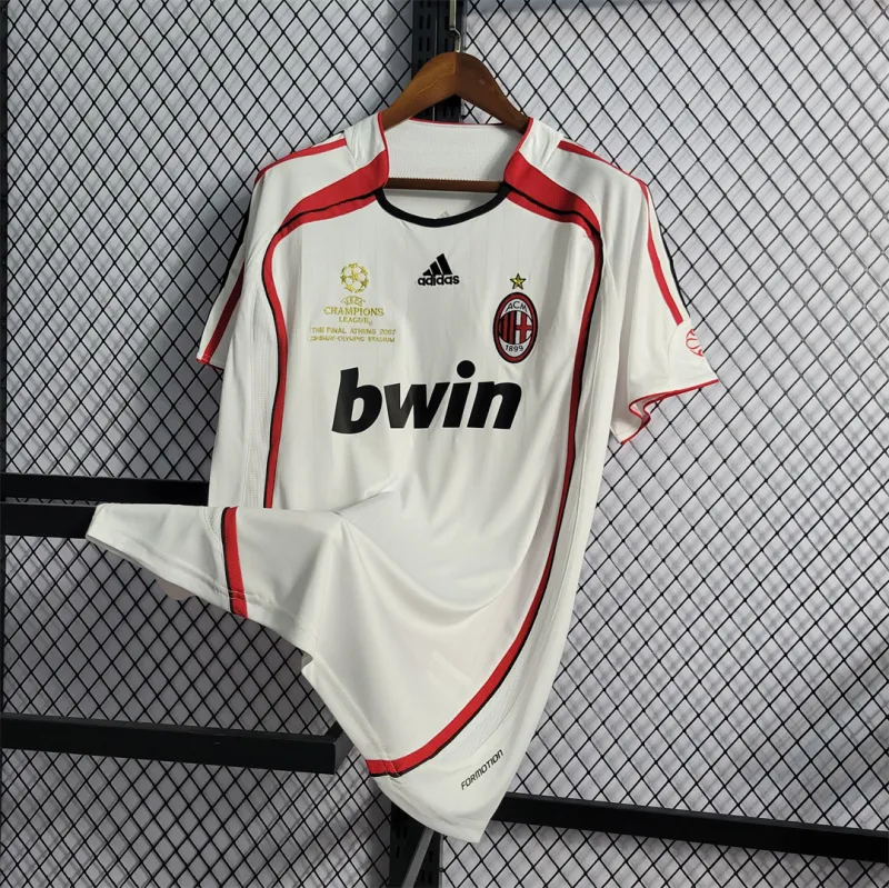 Kak�� #22 AC Milan Retro Soccer Jersey Away UCL Final Custom Shirt 2006/07
