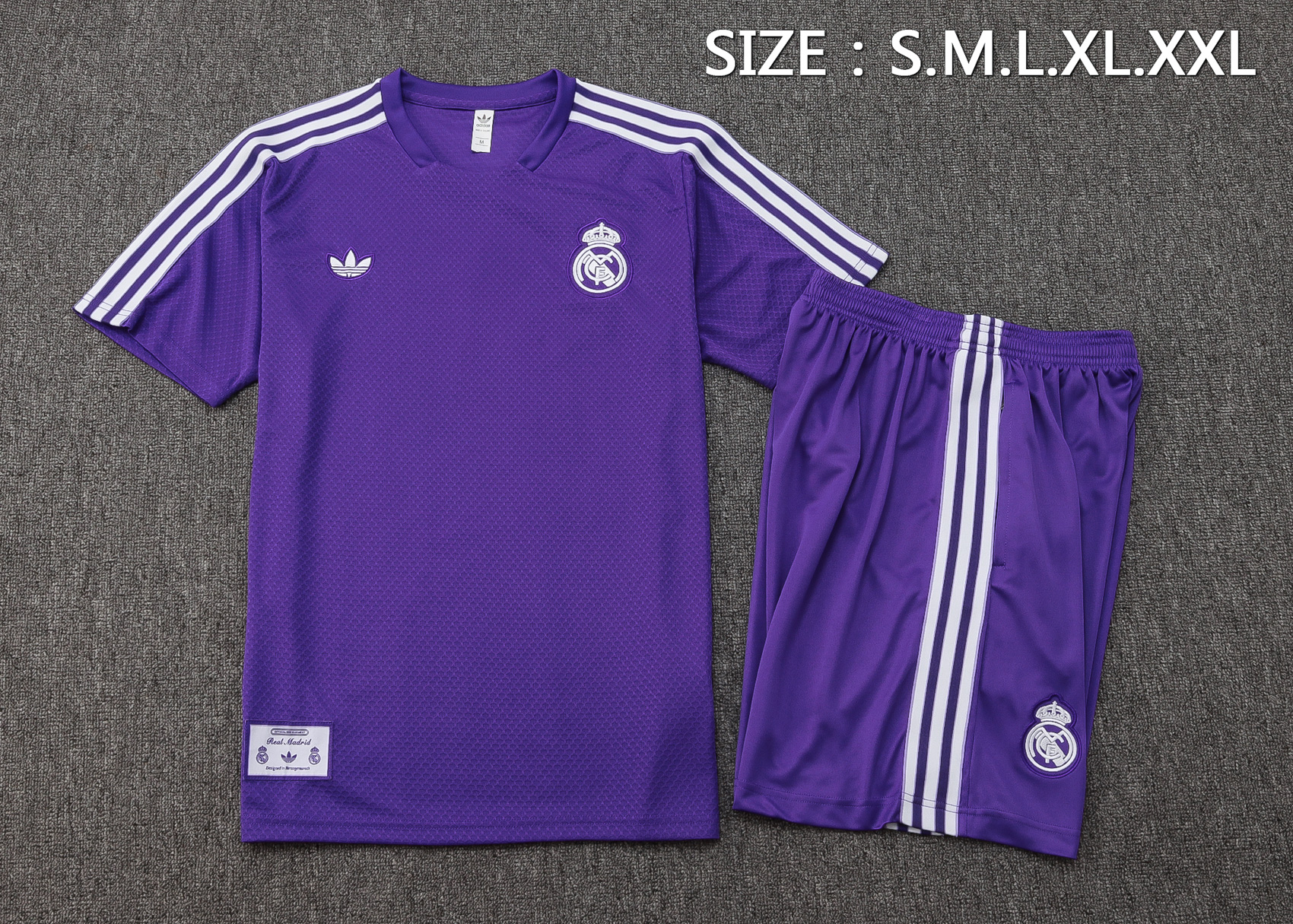 Real Madrid Training Jersey Kit Purple 2025/26