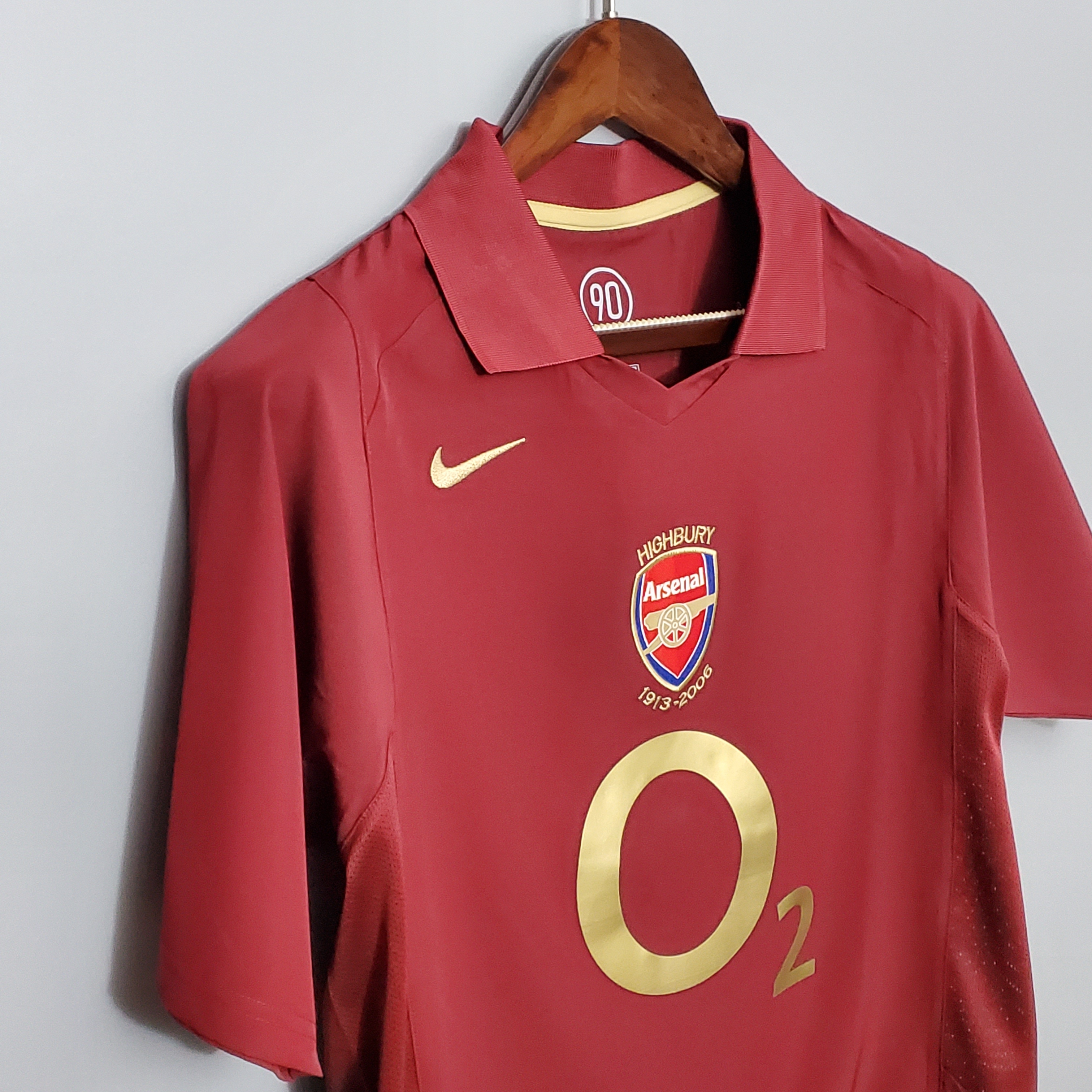 Arsenal Soccer Retro Jersey Home Custom Shirt 2005/06