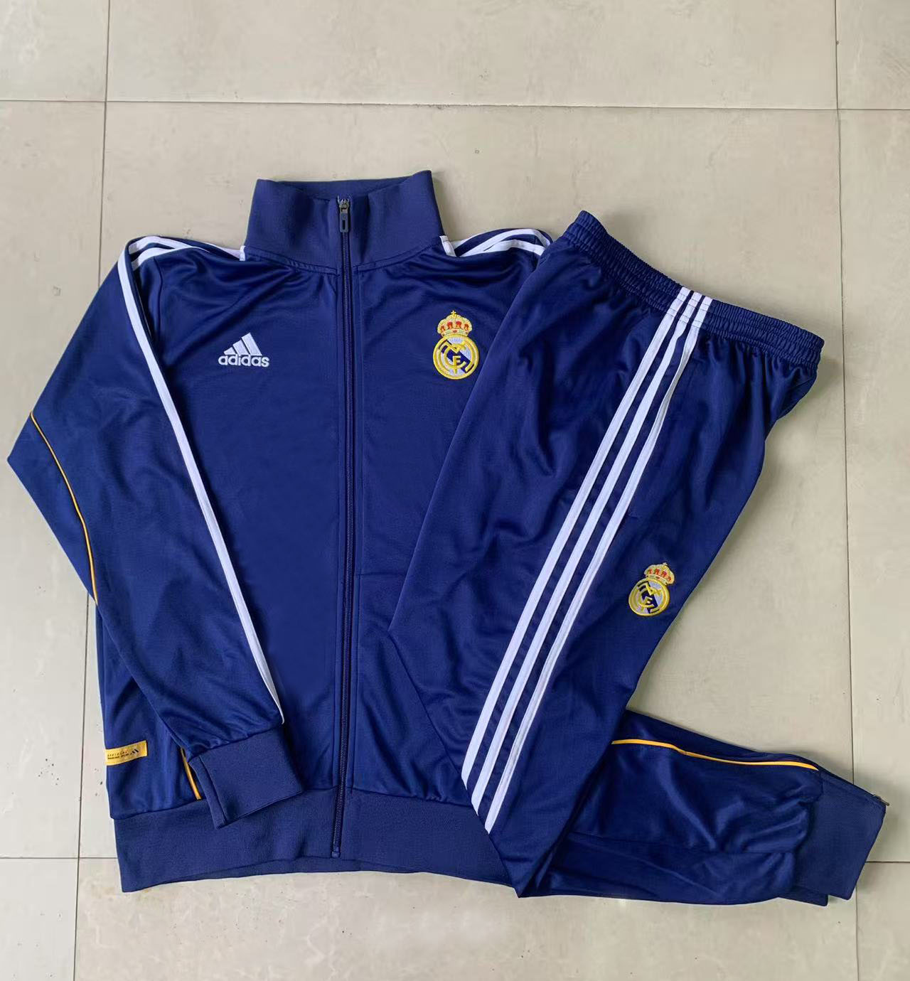 Kids Real Madrid Training Kit (Jacket+Pants) Royalblue 2025/26