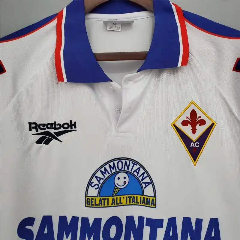 Fiorentina Retro Soccer Jersey Away Custom Shirt 1995/97