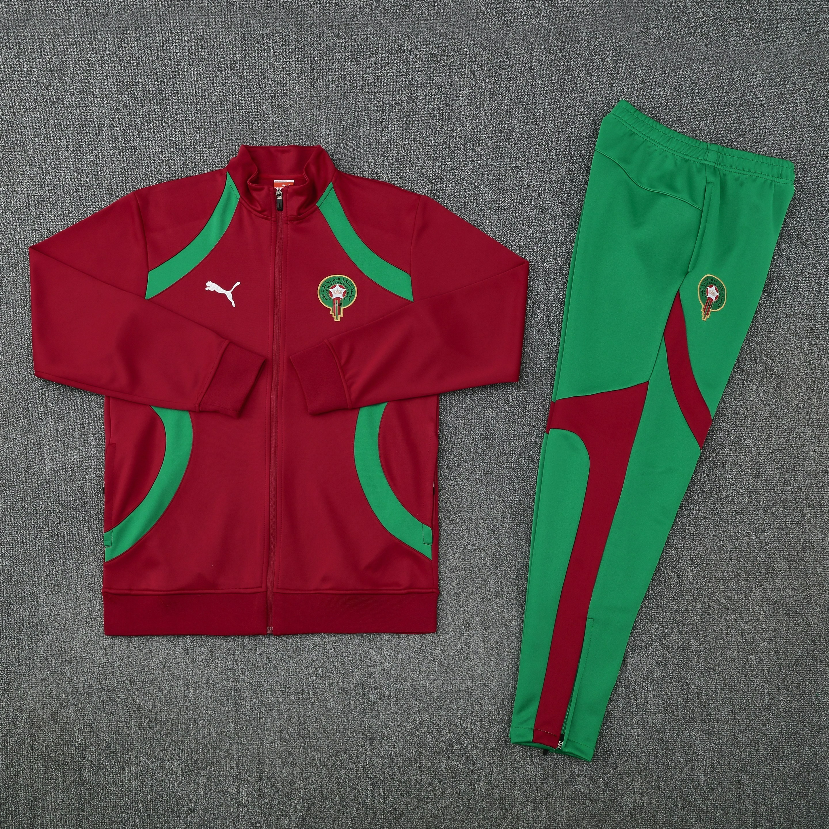 Morocco Training Kit (Jacket+Pants) Red 2025