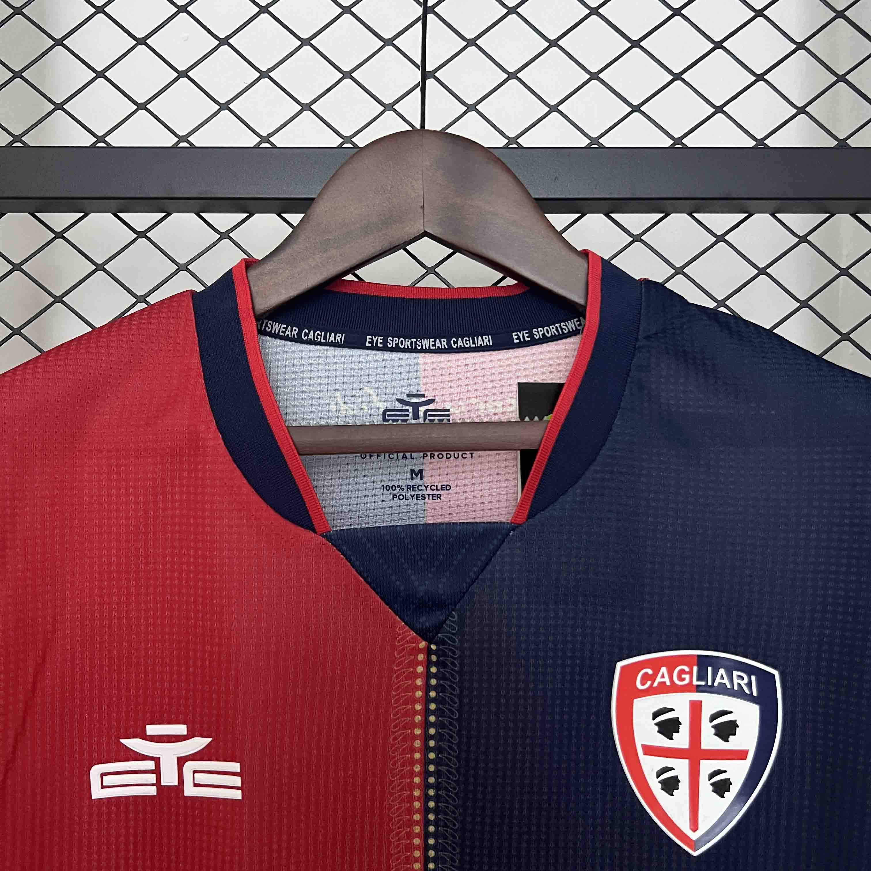 Cagliari Home Football Jersey Custom Shirt 2024/25