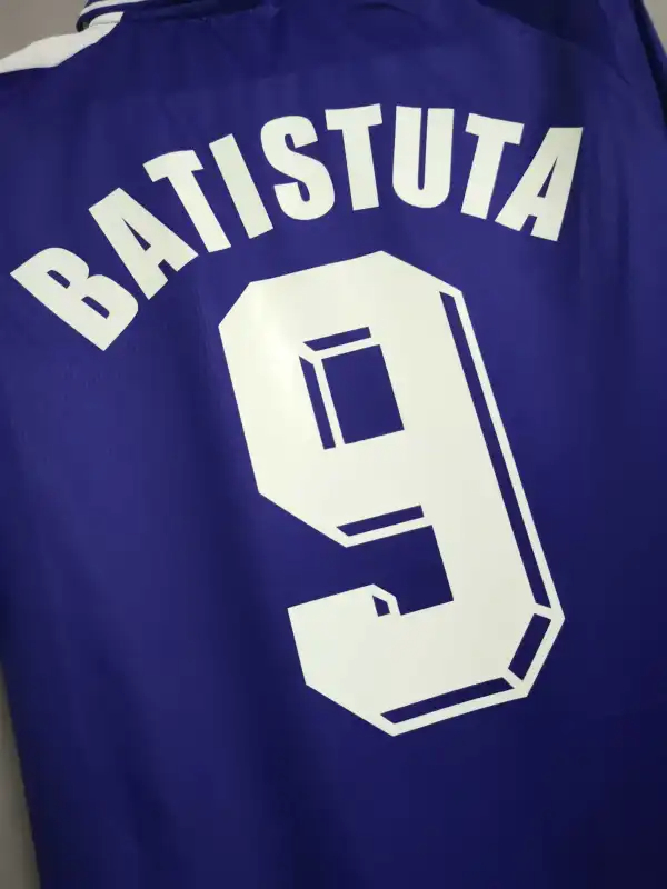 Fiorentina Retro Soccer Jersey Home Custom Shirt 1998/99