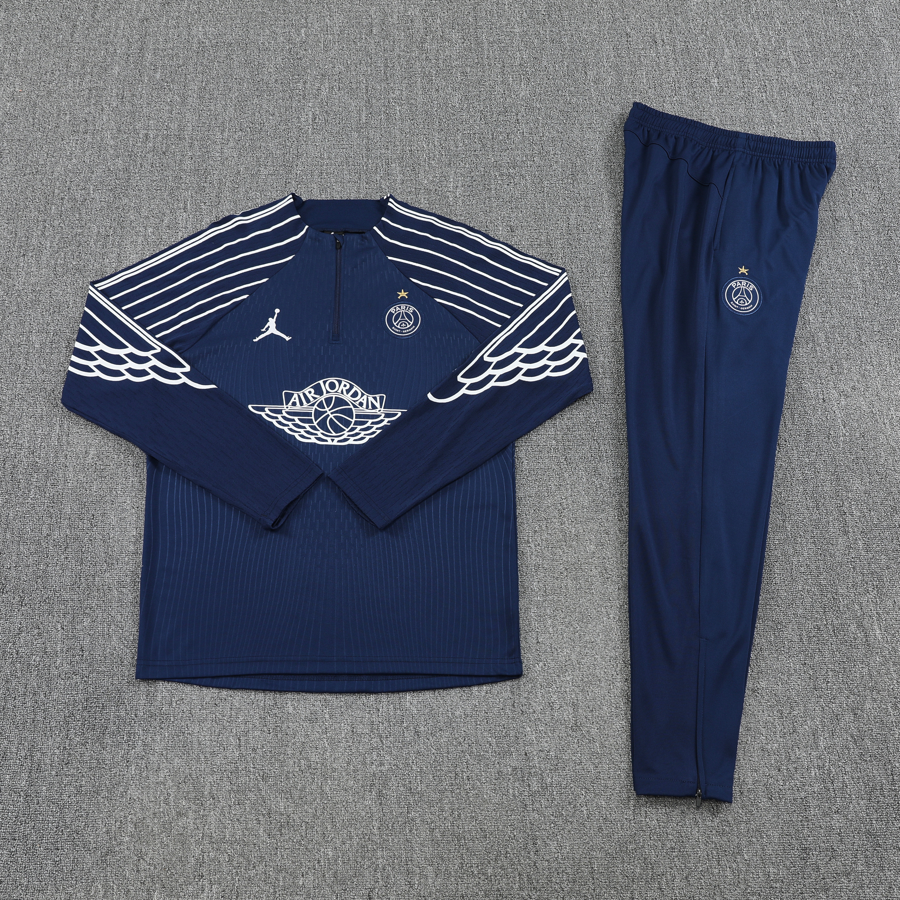 PSG Authentic Training Kit (Sweatshirt+Pants) Navy 2025/26 - Player Version