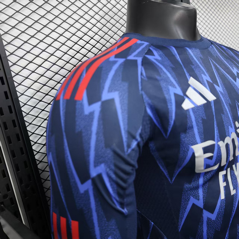 Arsenal Authentic Soccer Jersey Away Long Sleeve Shirt 2025/26
