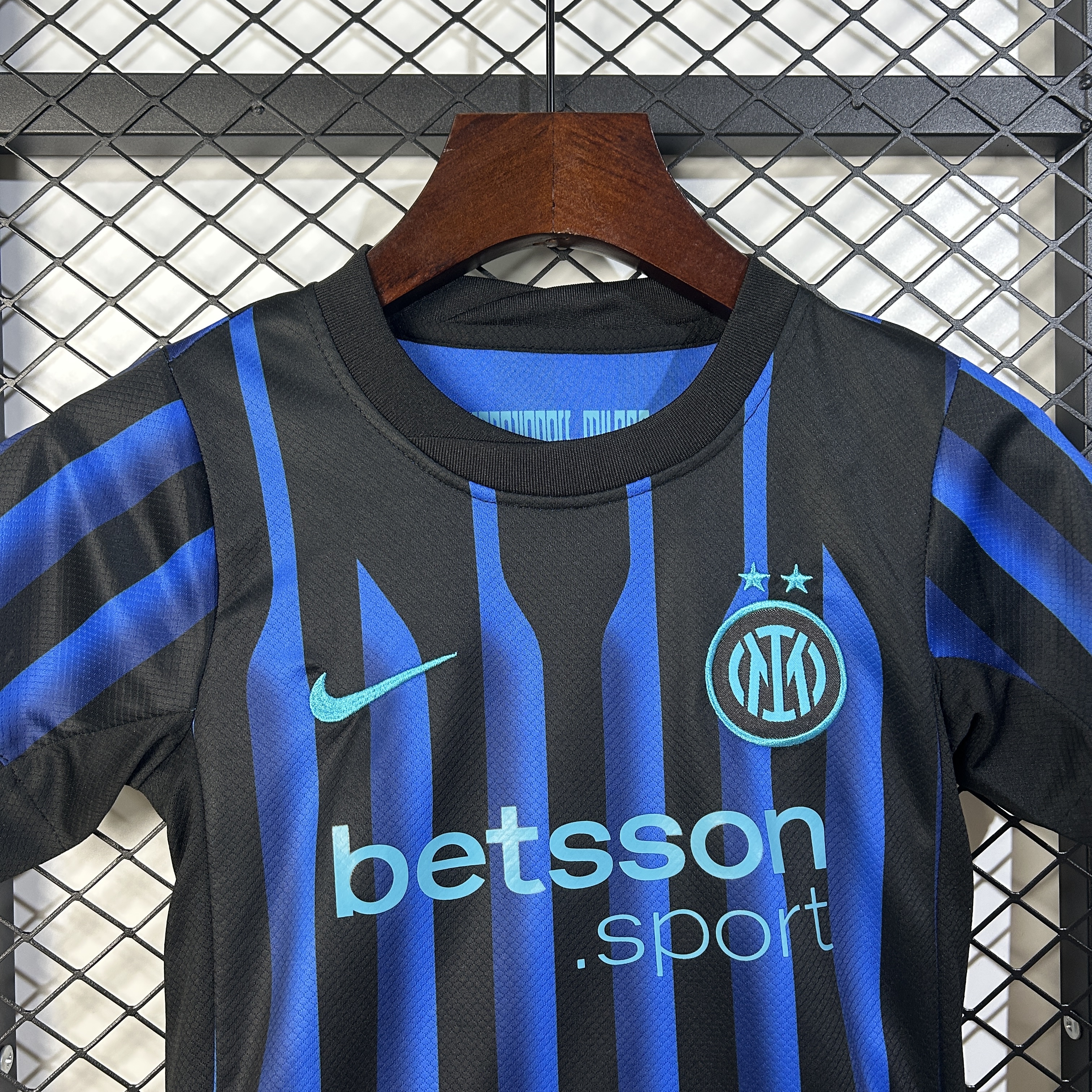 Inter Milan Soccer Jersey Home Kids Kit Jerseys+Shorts 2025/26