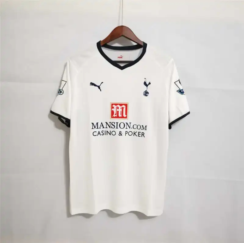 Tottenham Hotspur Retro Football Jersey Home Custom Shirt 2008/09