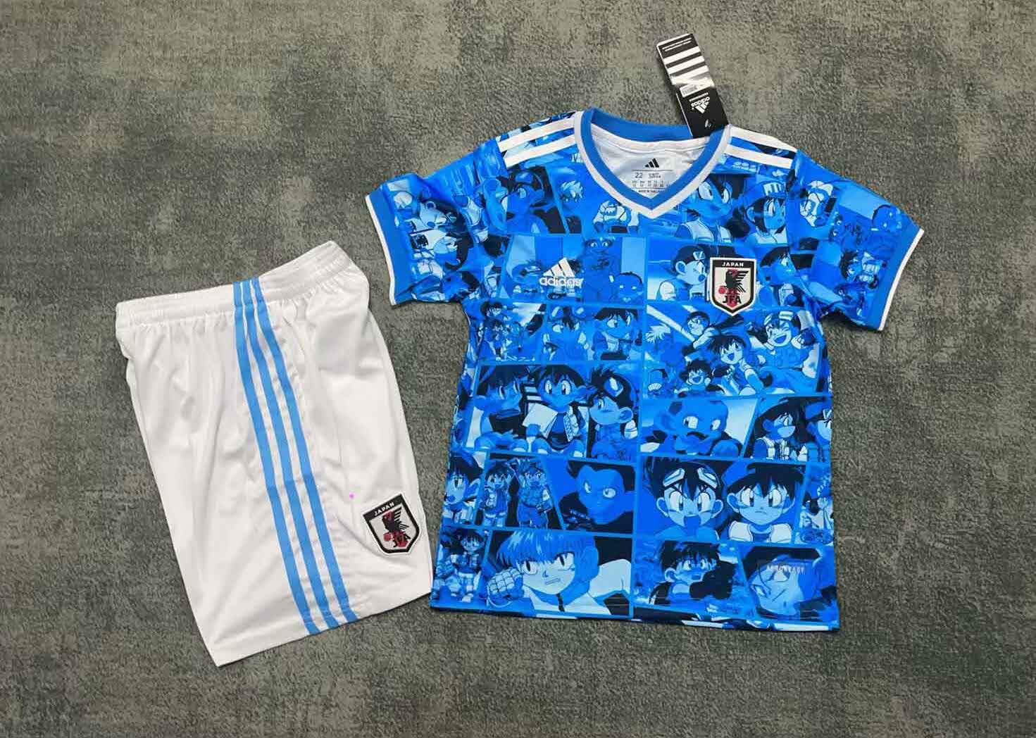 Japan Soccer Jersey Doraemon Special Edition Kids Kit Jersey+Shorts 2025