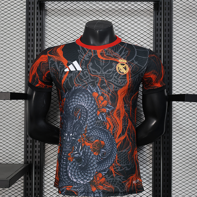 Real Madrid Authentic Soccer Jersey Dragon Special Edition Shirt 2025/26