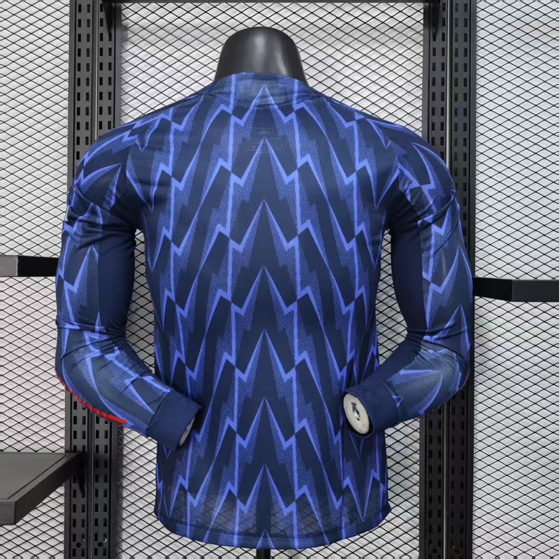 Arsenal Authentic Soccer Jersey Away Long Sleeve Shirt 2025/26