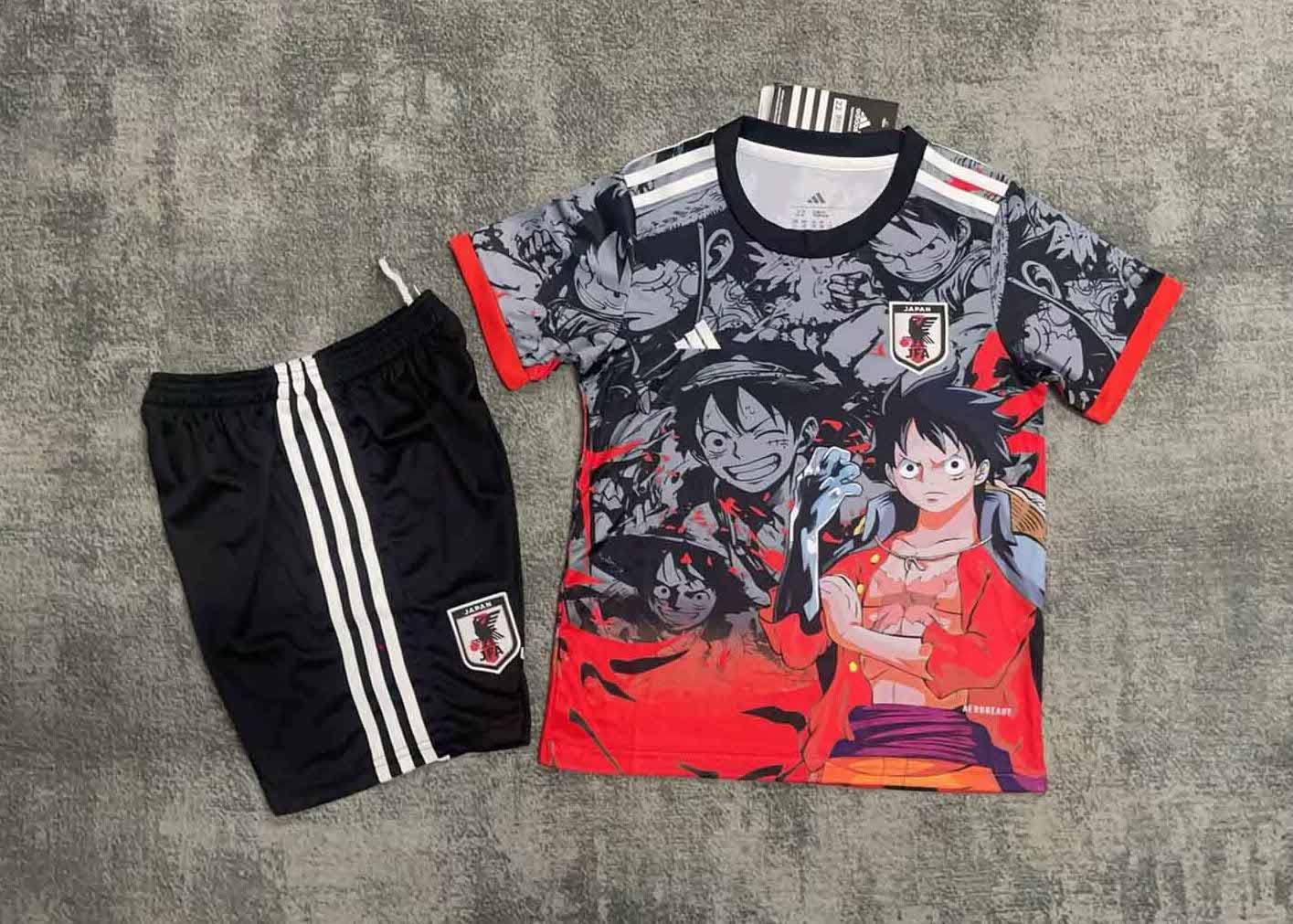 Japan Soccer Jersey One Piece Special Edition Kids Kit Jersey+Shorts 2025