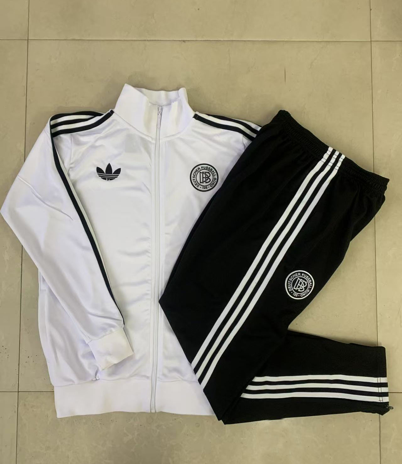 Kids Germany Training Kit (Jacket+Pants) White 2025 - 125th Anniversary