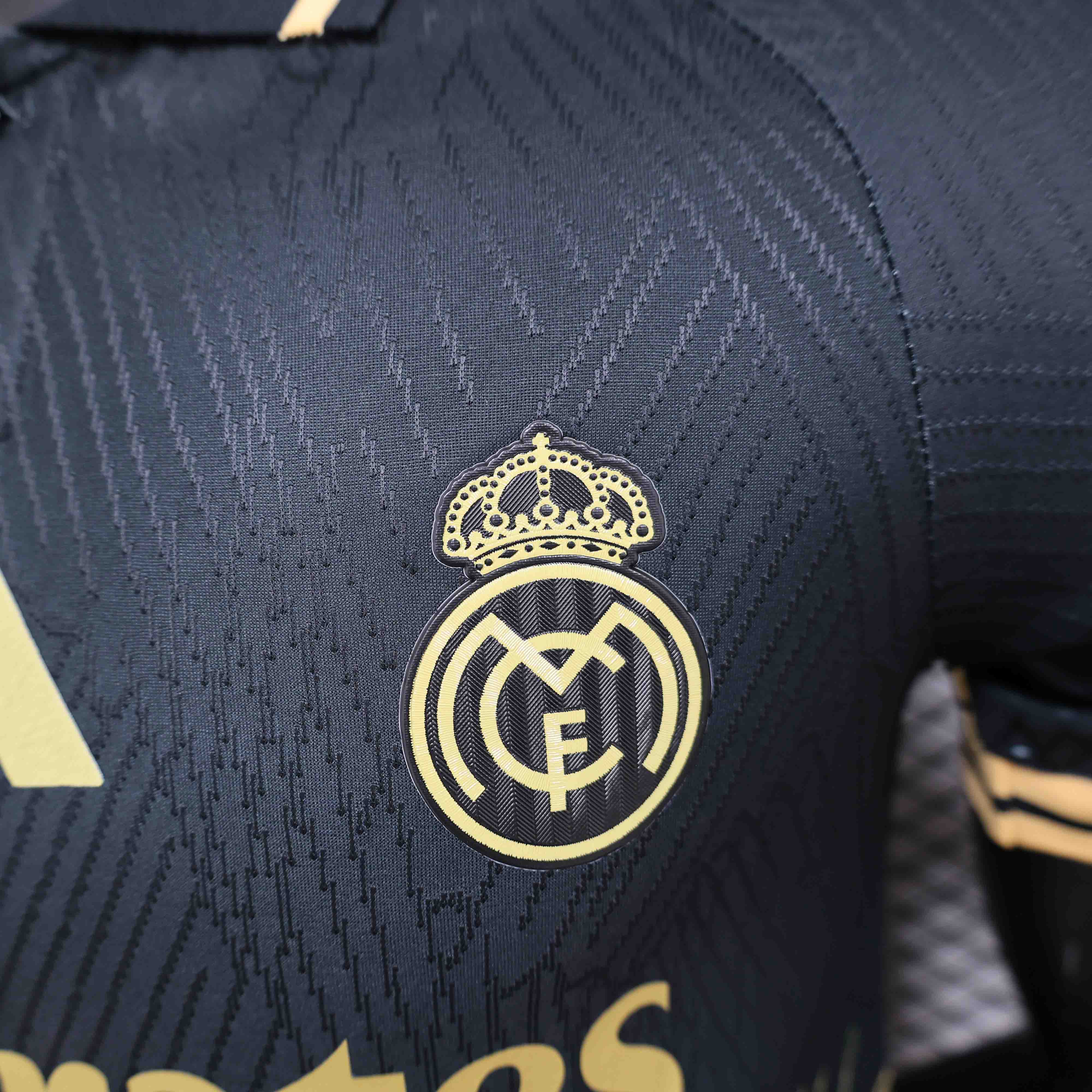 Real Madrid Authentic Soccer Jersey Golden Dragon Special Edition Shirt 2024/25