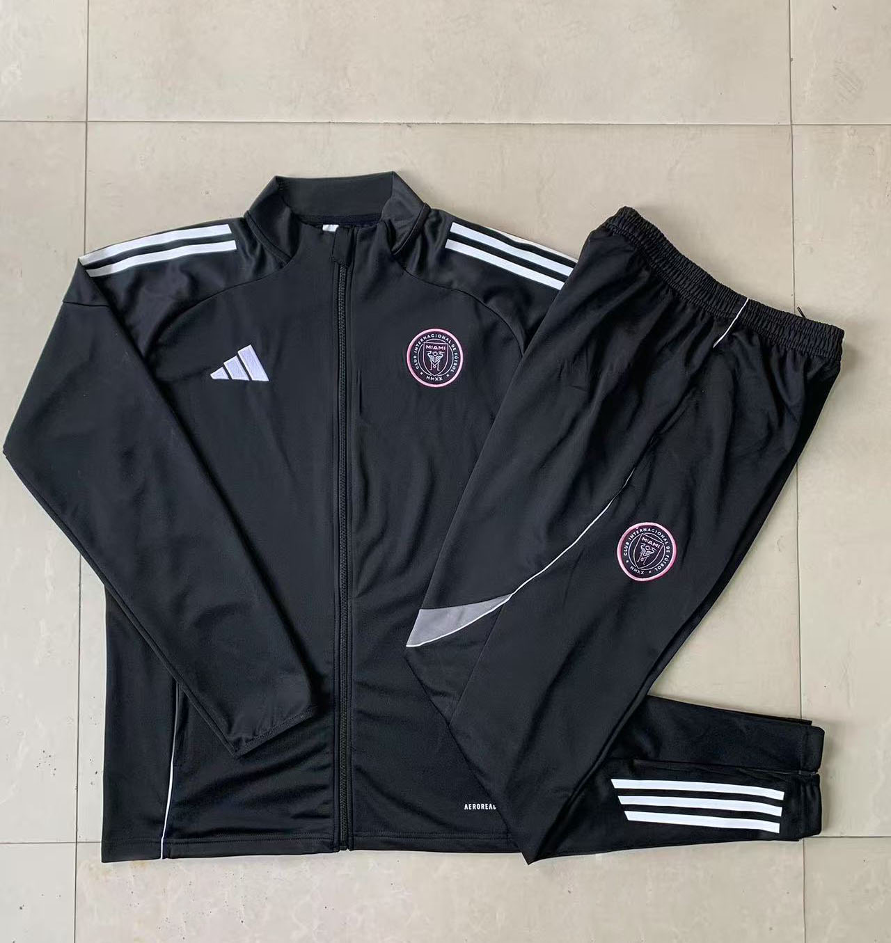 Kids Inter Miami Training Kit (Jacket+Pants) Black 2025
