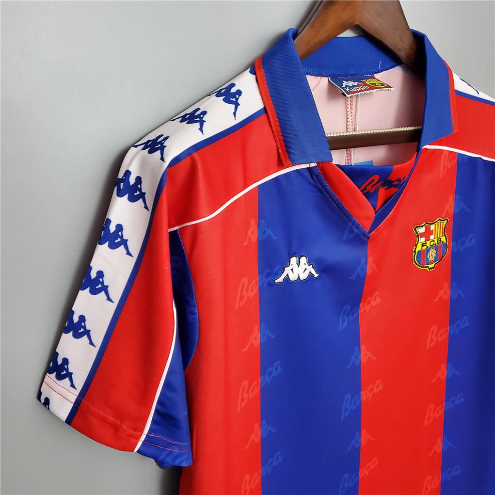Barcelona Retro Jersey Home Soccer Shirt 1992/95