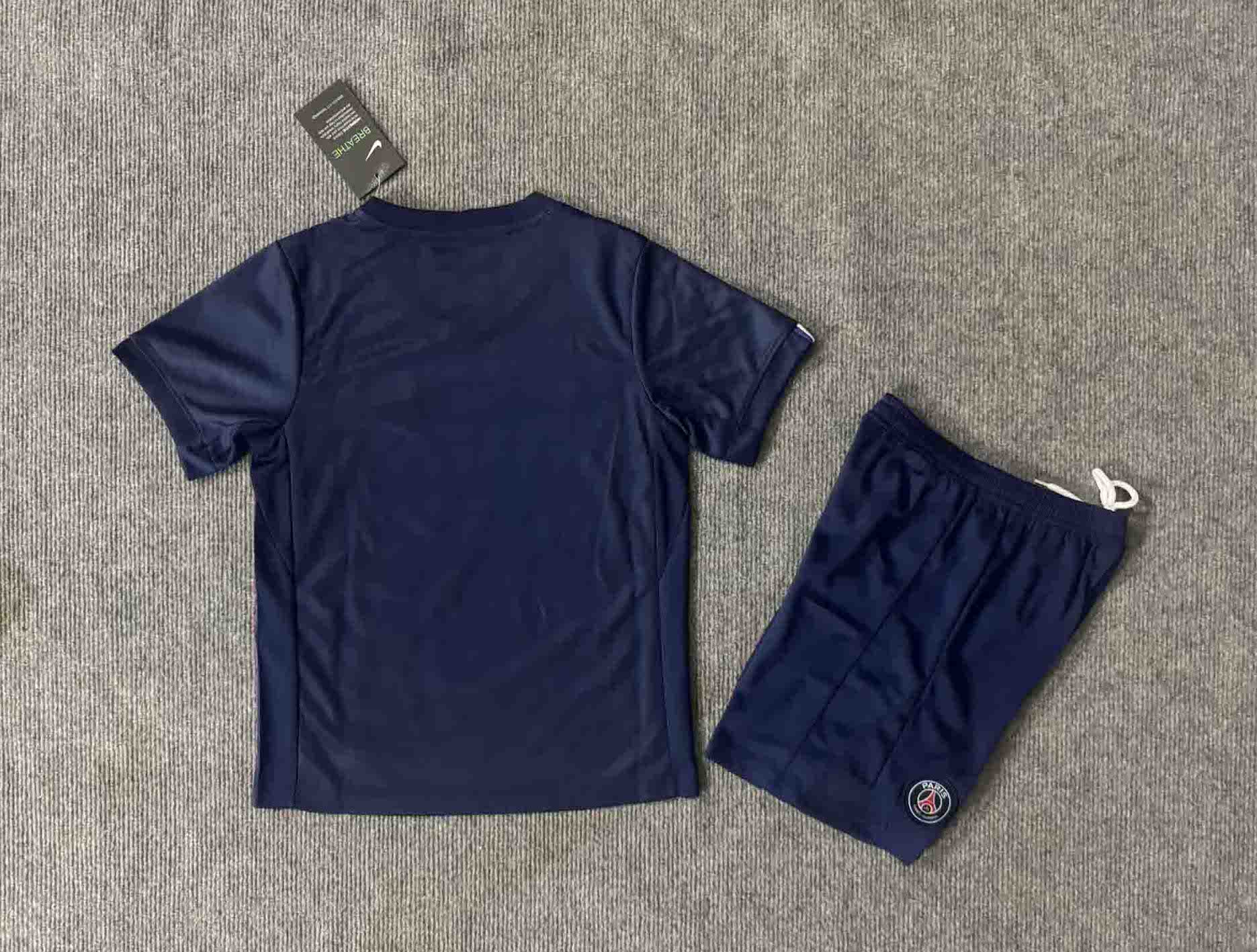 PSG Soccer Jersey Home Kids Kit Jersey+Shorts 2025/26